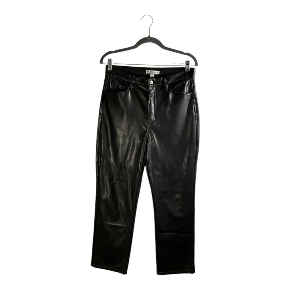 And Now This Faux Leather Women’s size 8 Black Festival Pants